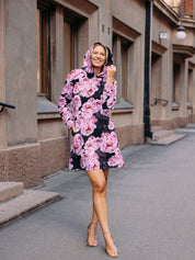 Be Everyday -hupparimekko, musta pioni