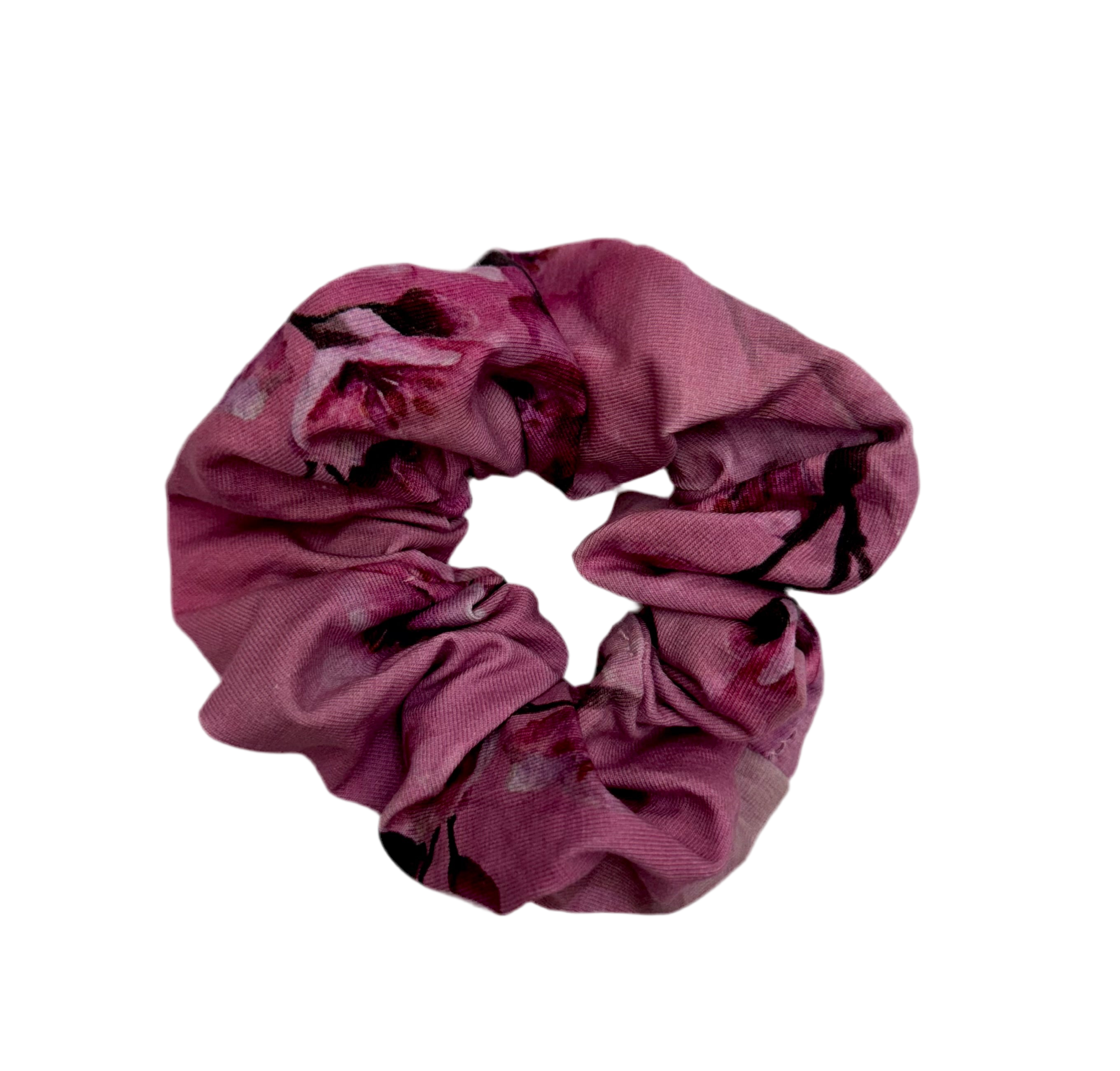 Muhkea scrunchie ylijäämäkankaasta. Kestävä ja ekologinen valinta – sopii myös lasten tuuheisiin hiuksiin.