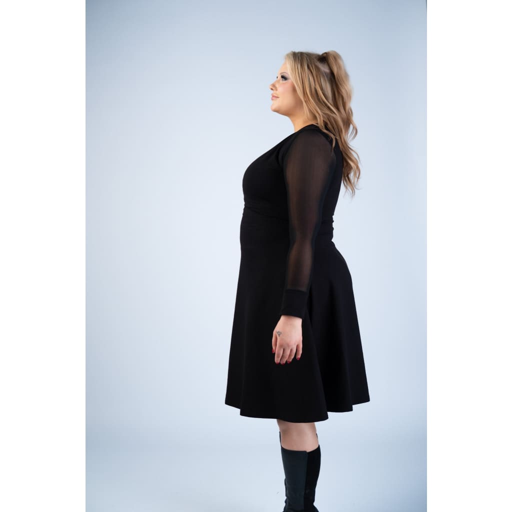 CASUAL- mekko mesh-verkkokangas hihat