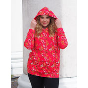 Everyday oversize huppari bloom fuksia