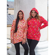 Everyday oversize huppari bloom fuksia