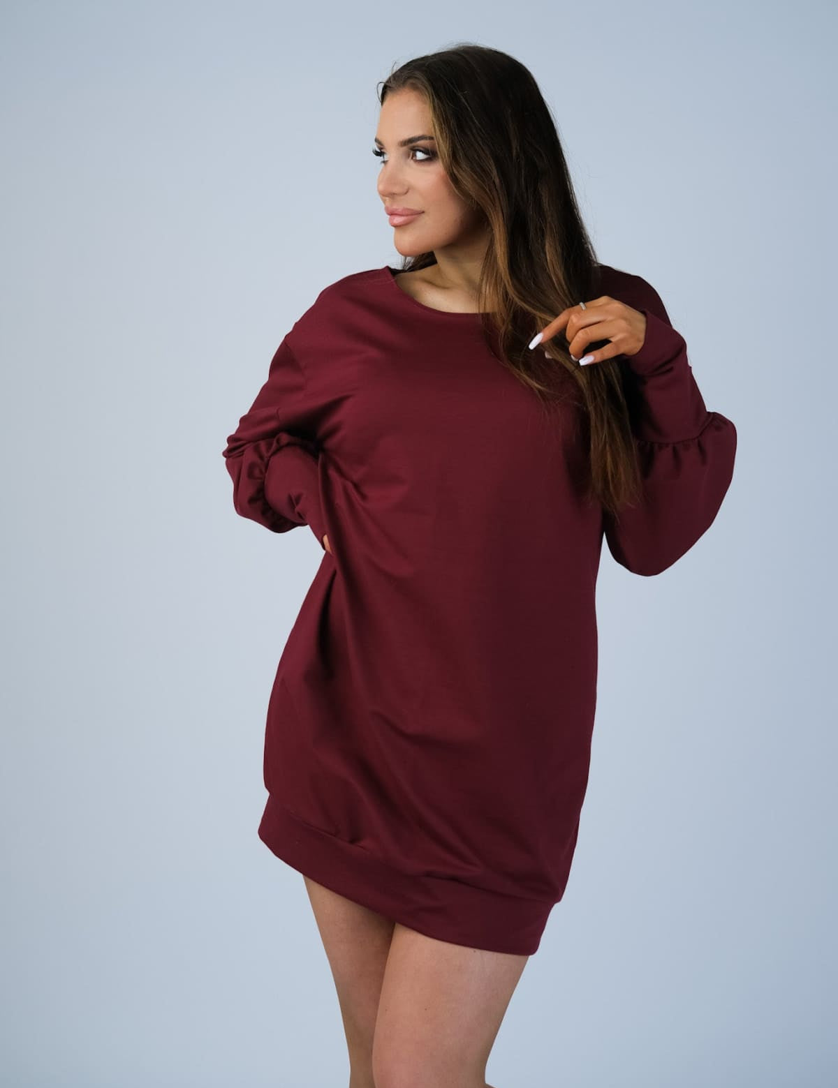 Josefiina college mekko viininpunainen | XS