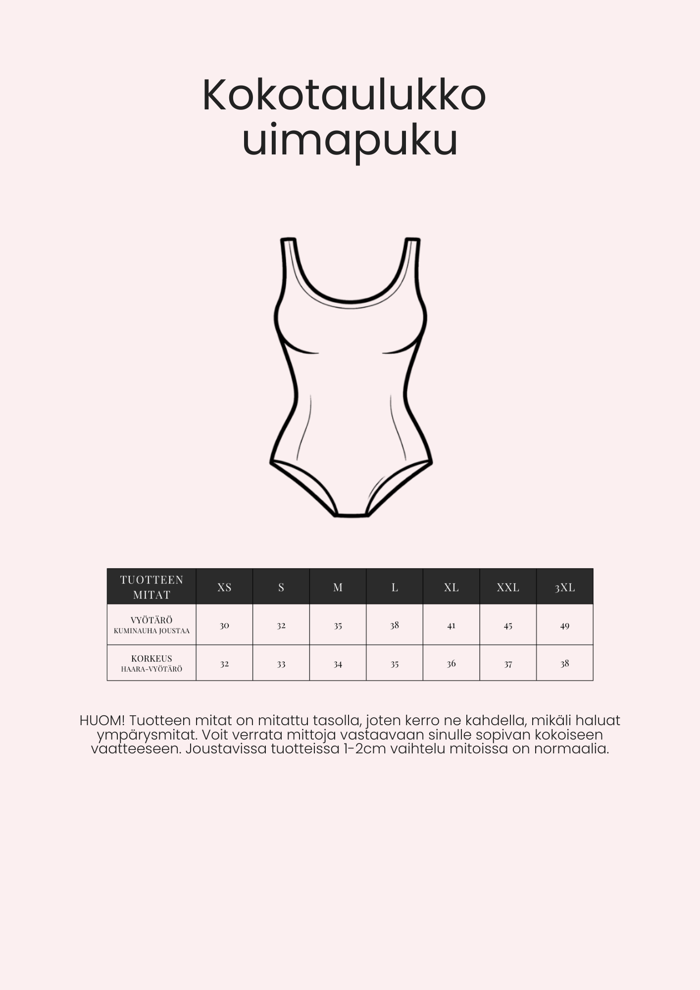 Be Classic- uimapuku, taikakukinta