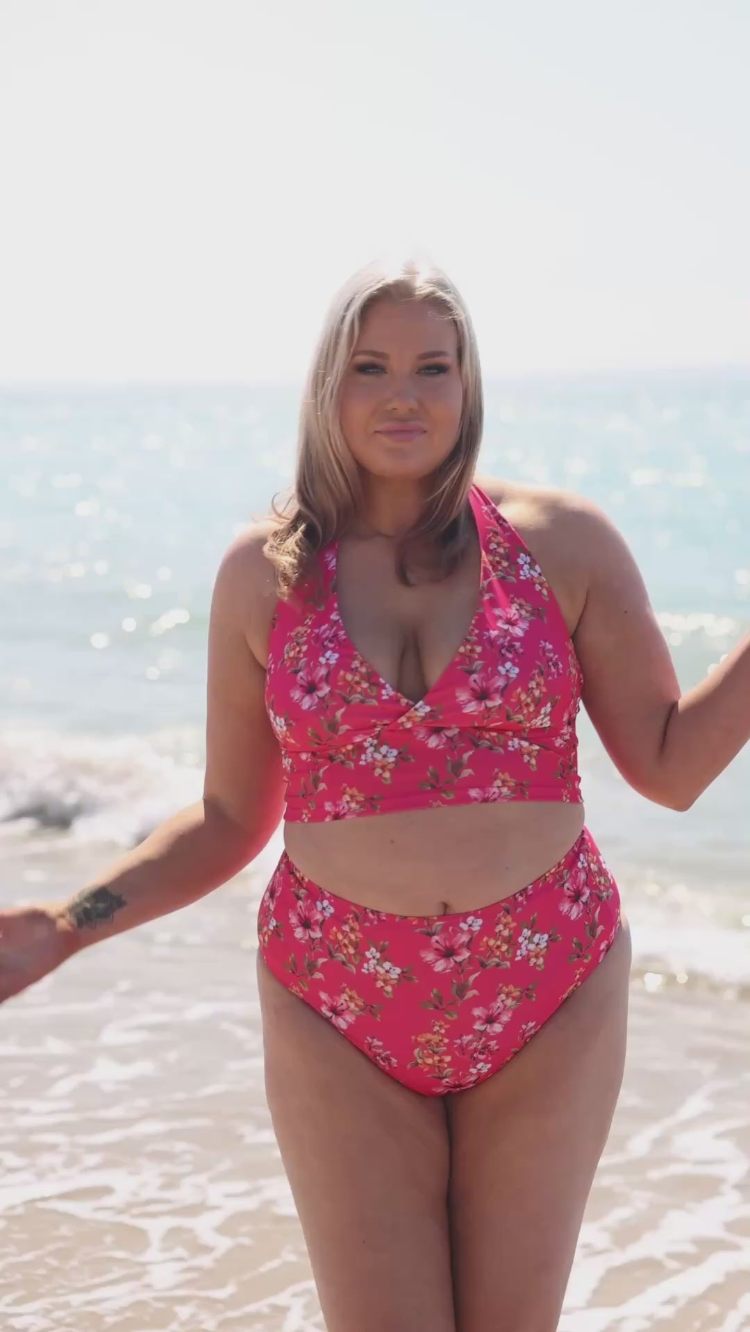 Be Confident- bikinitoppi, hot fuksia