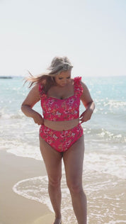 Be Girly- bikinitoppi, hot fuksia
